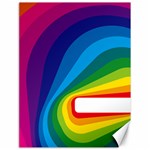 Circle Rainbow Color Hole Rasta Waves Canvas 18  x 24   17.8 x23.08  Canvas - 1