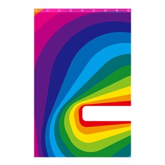 Circle Rainbow Color Hole Rasta Waves Shower Curtain 48  X 72  (small)  by Mariart