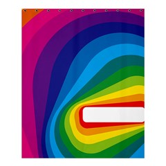 Circle Rainbow Color Hole Rasta Waves Shower Curtain 60  X 72  (medium)  by Mariart