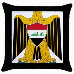 Coat Of Arms Of Iraq  Throw Pillow Case (black) by abbeyz71