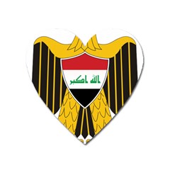 Coat Of Arms Of Iraq  Heart Magnet