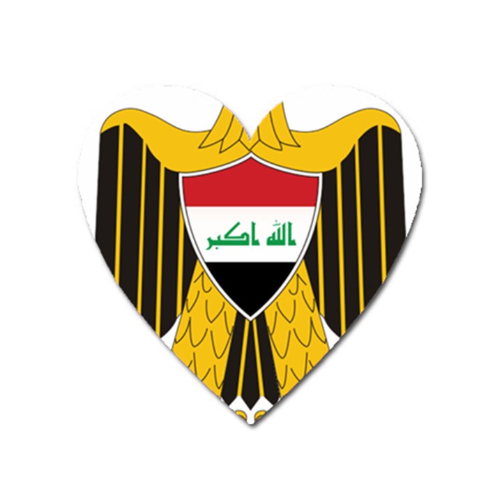 Coat of Arms of Iraq  Heart Magnet