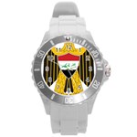 Coat of Arms of Iraq  Round Plastic Sport Watch (L) Front