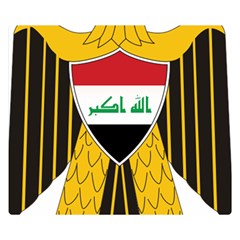 Coat Of Arms Of Iraq  Double Sided Flano Blanket (small)  by abbeyz71