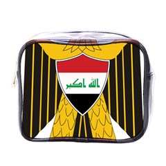 Coat Of Arms Of Iraq  Mini Toiletries Bags by abbeyz71