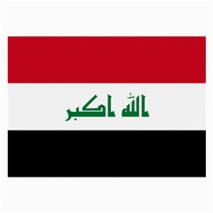 Flag Of Iraq Large Glasses Cloth (2-side) by abbeyz71