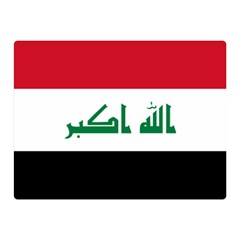 Flag Of Iraq Double Sided Flano Blanket (mini)  by abbeyz71