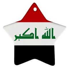 Flag Of Iraq  Ornament (star) by abbeyz71