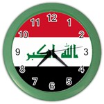 Flag of Iraq  Color Wall Clocks Front