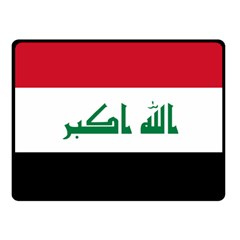 Flag Of Iraq  Fleece Blanket (small) by abbeyz71