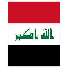 Flag Of Iraq  Drawstring Bag (small) by abbeyz71