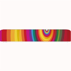 Circle Rainbow Color Hole Rasta Small Bar Mats