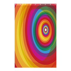 Circle Rainbow Color Hole Rasta Shower Curtain 48  X 72  (small)  by Mariart