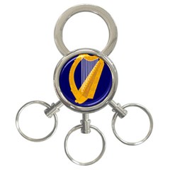 Coat Of Arms Of Ireland 3-ring Key Chains by abbeyz71