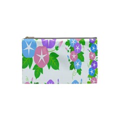 Flower Floral Star Purple Pink Blue Leaf Cosmetic Bag (small) 