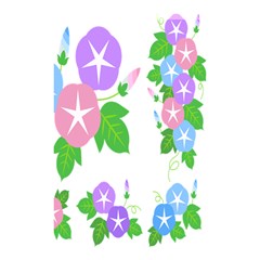 Flower Floral Star Purple Pink Blue Leaf Shower Curtain 48  X 72  (small)  by Mariart
