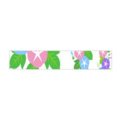 Flower Floral Star Purple Pink Blue Leaf Flano Scarf (mini) by Mariart