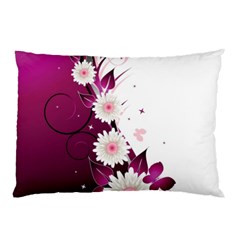 Flower Purple Sunflower Star Butterfly Pillow Case by Mariart