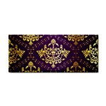 Flower Purplle Gold Cosmetic Storage Cases Front