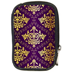 Flower Purplle Gold Compact Camera Cases by Mariart