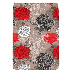 Flower Rose Red Black White Flap Covers (s)  by Mariart