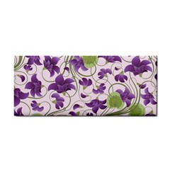 Flower Sakura Star Purple Green Leaf Cosmetic Storage Cases by Mariart