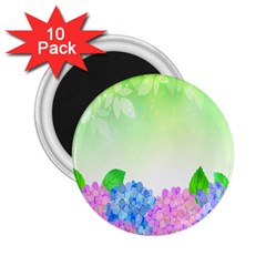 Fruit Flower Leaf 2 25  Magnets (10 Pack) 