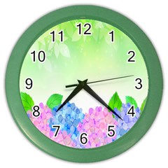 Fruit Flower Leaf Color Wall Clocks