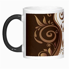 Leaf Brown Butterfly Morph Mugs by Mariart