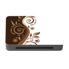 Leaf Brown Butterfly Memory Card Reader With Cf