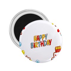 Happy Birthday 2 25  Magnets