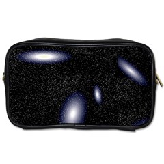 Galaxy Planet Space Star Light Polka Night Toiletries Bags 2-side