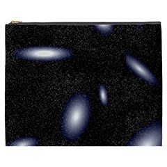 Galaxy Planet Space Star Light Polka Night Cosmetic Bag (XXXL) 