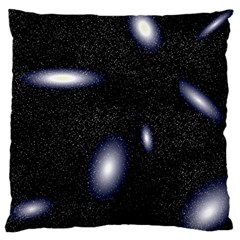 Galaxy Planet Space Star Light Polka Night Standard Flano Cushion Case (One Side)