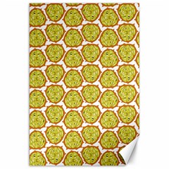 Horned Melon Green Fruit Canvas 20  X 30   by Mariart