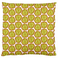 Horned Melon Green Fruit Large Cushion Case (one Side) by Mariart