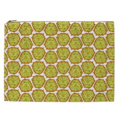 Horned Melon Green Fruit Cosmetic Bag (xxl)  by Mariart