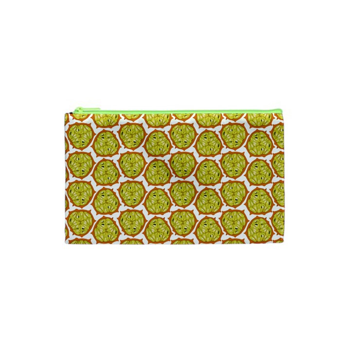 Horned Melon Green Fruit Cosmetic Bag (XS)