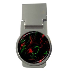 Paint Black Red Green Money Clips (round) 
