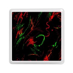 Paint Black Red Green Memory Card Reader (square) 