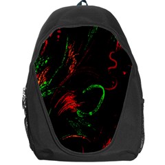 Paint Black Red Green Backpack Bag by Mariart