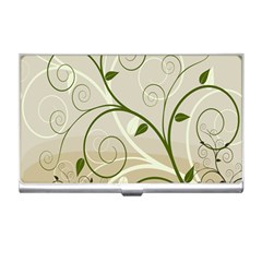 Leaf Sexy Green Gray Business Card Holders