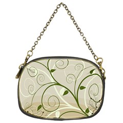 Leaf Sexy Green Gray Chain Purses (one Side)  by Mariart