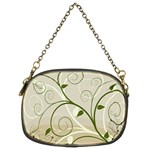 Leaf Sexy Green Gray Chain Purses (Two Sides)  Front