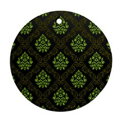 Leaf Green Ornament (round)