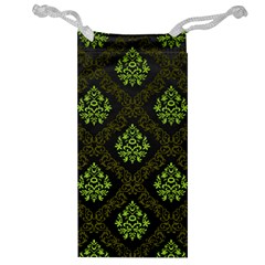 Leaf Green Jewelry Bag