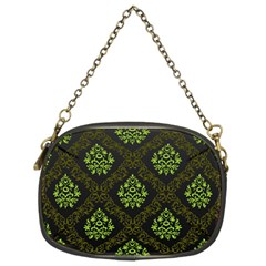 Leaf Green Chain Purses (two Sides) 