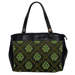 Leaf Green Office Handbags (2 Sides)  by Mariart