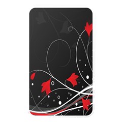Star Red Flower Floral Black Leaf Polka Circle Memory Card Reader