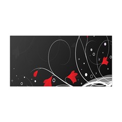 Star Red Flower Floral Black Leaf Polka Circle Yoga Headband